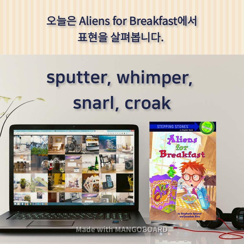 sputter, whimper, snarl, croak