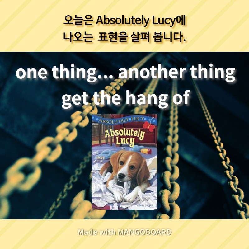 one thing, another thing