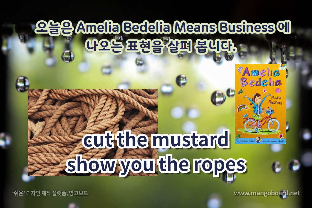 cut the mustard, show you the ropes