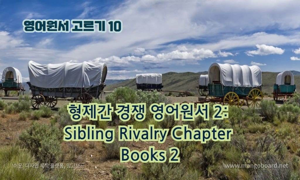 형제간 경쟁 영어원서 2: Sibling Rivalry Chapter Books 2