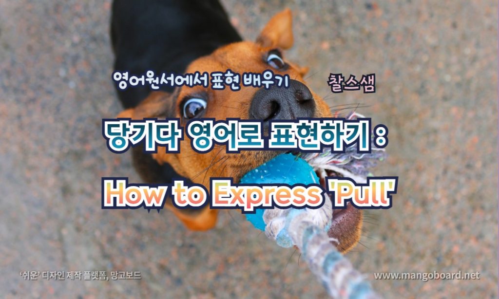 당기다 영어로 표현하기: How to Express 'Pull'